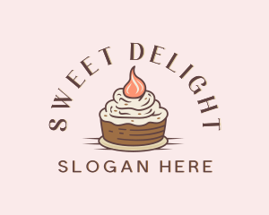 Sweet Cupcake Pastry logo design