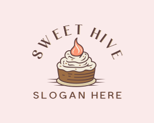 Sweet Cupcake Pastry logo design