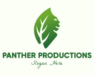 Green Lion Leaf logo design