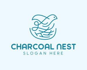 Nature Bird Nest  logo
