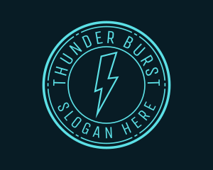 Thunder Lightning Volt  logo design