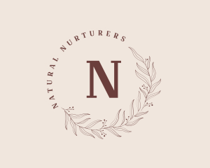 Aesthetic Leaves Spa logo design