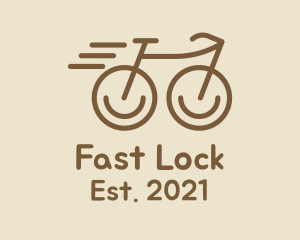 Fast Minimalist Bike logo design