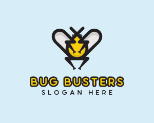 Flying Bug Insect  logo design