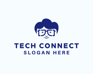 Smart Geek Guy Logo