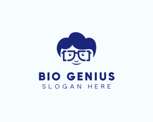 Smart Geek Guy logo design