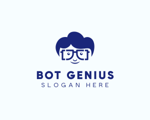 Smart Geek Guy logo design