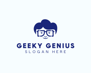 Smart Geek Guy logo design