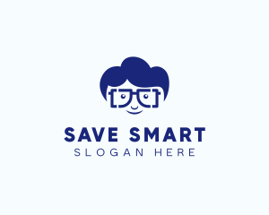 Smart Geek Guy logo design