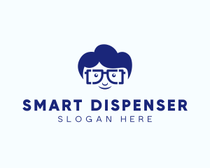 Smart Geek Guy logo design