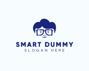 Smart Geek Guy logo design