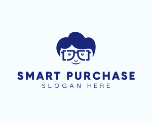 Smart Geek Guy logo design