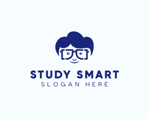 Smart Geek Guy logo design