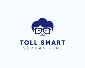 Smart Geek Guy logo design