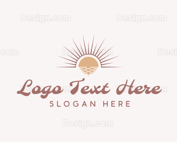 Boho Chic Sun Logo