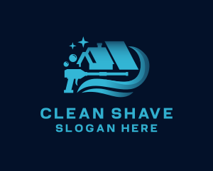 House Cleaning Sanitation logo design