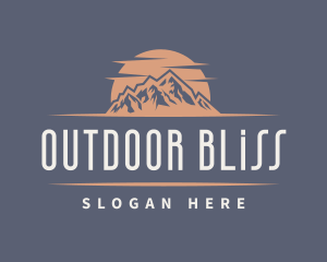 Mountain Sun Outdoor logo design