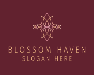 Flower Beauty Cosmetics logo design