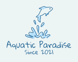 Aquatic Fish Pet  logo design