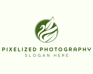 Elegant Duck Swan logo design