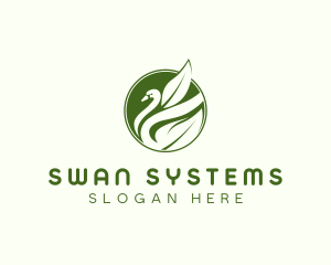 Elegant Duck Swan logo