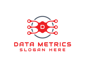 Data Tech Circuit logo design