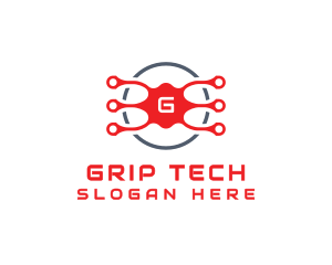 Data Tech Circuit logo design