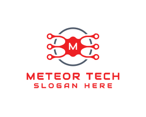 Data Tech Circuit logo design