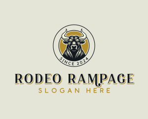 Western Bull Rodeo logo design