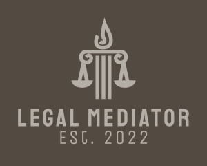 Fire Pillar Law Firm  logo design