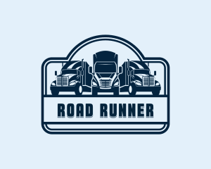 Roadie Trailer Truck logo design