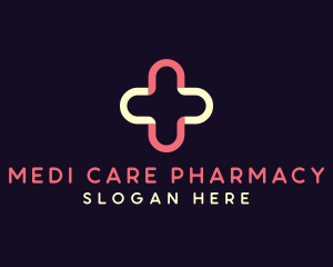 Cross Medical Pharmacy  logo design