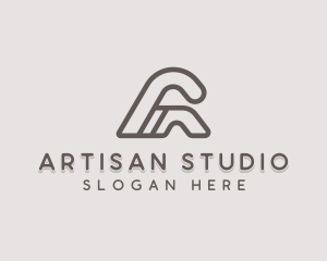 Creative Studio Letter A logo design