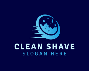 Washing Cleaning Suds logo design