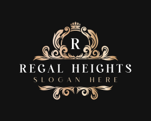 Regal Ornamental Crest logo design