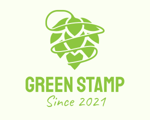 Green Hop Brewery  logo design