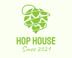 Green Hop Brewery  logo design