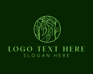 Leafy Herbs Wreath  logo