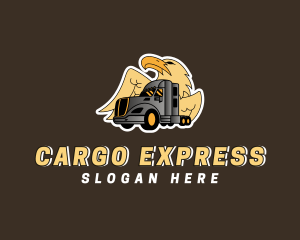 Eagle Freight Truck logo design