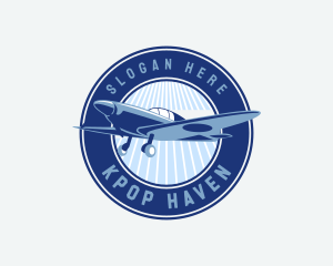 Plane Aviation Aircraft logo design