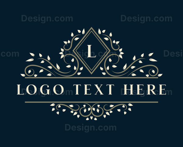 Elegant Vine Ornament Logo