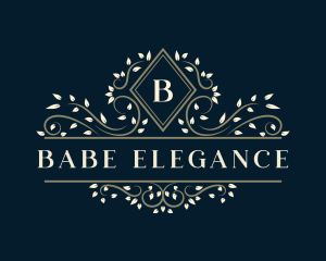 Elegant Vine Ornament  logo design