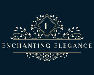 Elegant Vine Ornament  logo design