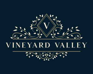 Elegant Vine Ornament  logo design