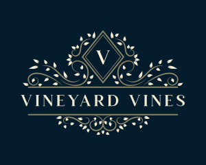 Elegant Vine Ornament  logo design