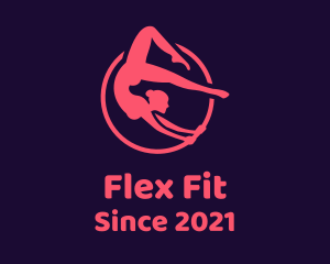 Woman Gymnast Performer  logo