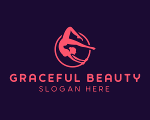 Woman Gymnast Performer  logo