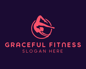Woman Gymnast Performer  logo