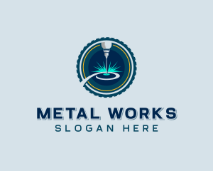 CNC Laser Milling logo design