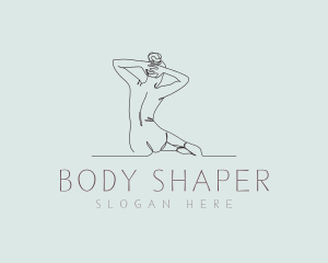 Sexy Nude Woman logo design